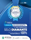 Câmara de Rio dos Bois Reafirma Padrão de Excelência com Selo Diamante pelo 2º Ano Consecutivo
